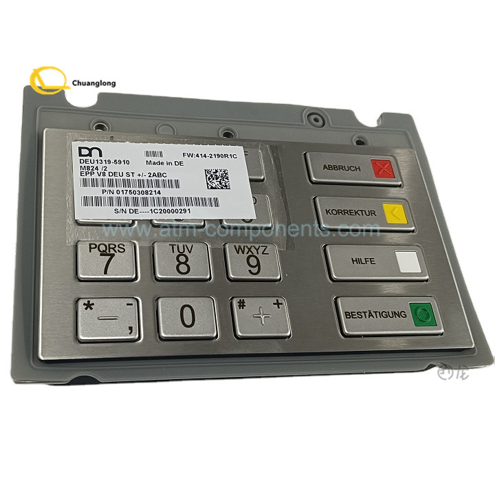 Diebold Nixdorf ATM Parts EPP V8 DEU ST +/- ASIA 2ABC CRYPTERA 01750308214 1750308214