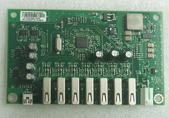 سعر جيد 445-0761948 GBRU NCR ATM قطع الغيار الجامعة USB Hub PCB أعلى التجميع الانترنت