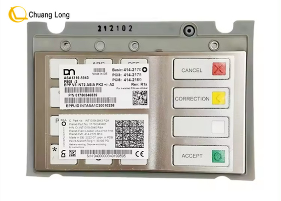 أجزاء أجهزة الصراف الآلي Diebold Nixdorf DN200 DN450 DN470 DN490 EPP V8 INT ASIA PK2+ -A2 لوحة مفاتيح لوحة مفاتيح 01750346539 1750346539