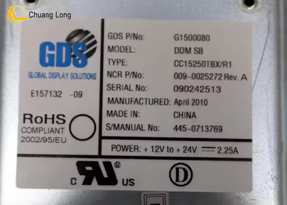 أجزاء احتياطية من أجهزة الصراف الآلي المصرفية NCR 66XX شاشة شاشة LCD 15 بوصة 009-0025272 0090025272