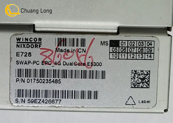 أجزاء أجهزة الصراف الآلي Wincor Nixdorf SWAP-PC EPC 4G DualCore E5300 TPMen 01750235485