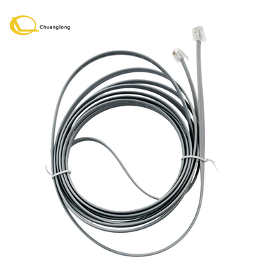 NCR قطاعات آلة أجهزة الصراف الآلي كابل 12 قدم 4M RJ11 إلى RJ11 كابل شوتر 0090023178