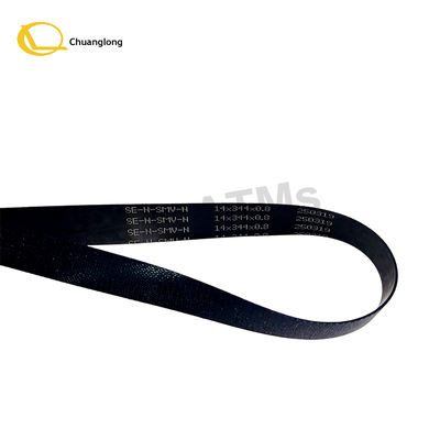 14x344x0.8 ملم قطع غيار ماكينة الصراف الآلي Hyosung GCDU حزام تغذية صغير لـ Hyosung Tranax Hitachi 2K حزام موزع