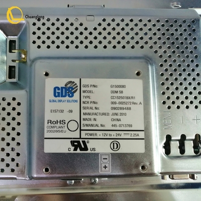 009-0025272 445-0713769 بوصة قياسية بريت NCR الخدمة الذاتية 66xx 15 LCD NCR 6625 شاشة مراقبة 0090025272 4450713769