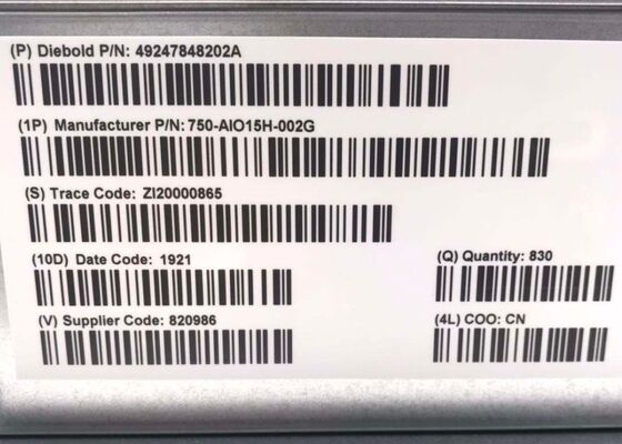 49247848202A ديبولد، PRCSR، قاعدة، CI5، 2.7 جيجاهرتز، 4 جيجابايت، 15 بوصة، قياسي 49-247848-202A