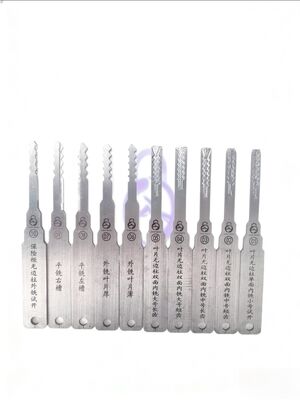 مجموعة جراند ماستر المكونة من 10 قطع للخزائن من الدرجة C وأقفال السيارات/الدراجات النارية والمرور