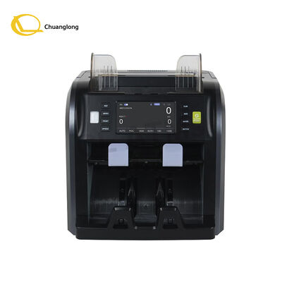 SJ-668 عداد قيمة الفواتير المختلطة CIS بجيبين مع مقبض وطابعة حرارية مدمجة وعملة مدمجة وبطارية مدمجة وآلة عد النقود