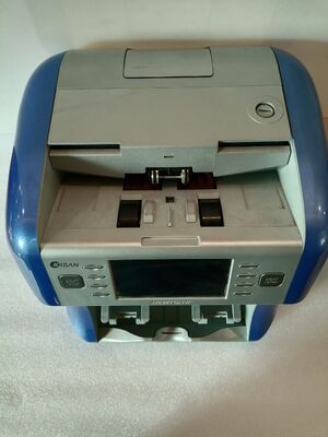 آلة فرز الأوراق النقدية من بنك كيسان، كاشف عد النقود، أسود مع شاشة LED، N16H05-Z15601