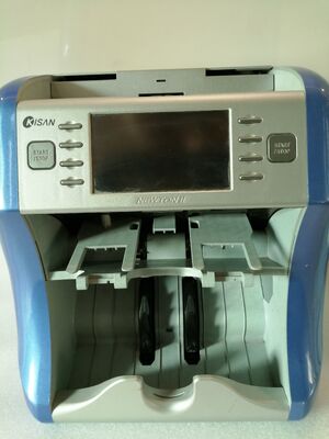 آلة فرز الأوراق النقدية من بنك كيسان، كاشف عد النقود، أسود مع شاشة LED، N16H05-Z15601