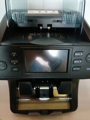 SH-208C-2CIS عداد قيمة النقود المعدني المختلط، معدات بنكية مالية مع كاشف نقود لإدارة النقد NT808251100550001