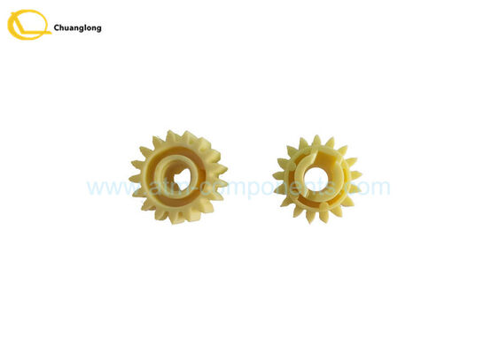 1750041950 01750041950 أجزاء آلات أجهزة الصراف الآلي Wincor V Module 17T Gear Yellow Double Extractor Wheel