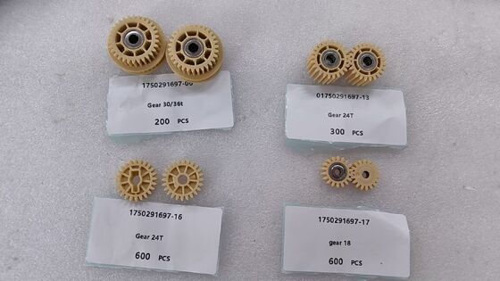 ترس Wincor Diebold HCT Module 24T مع فتحة دبوس طويلة DN200 ATM CRM Selfserv Machine Part 01750291697-16 01750291697-12