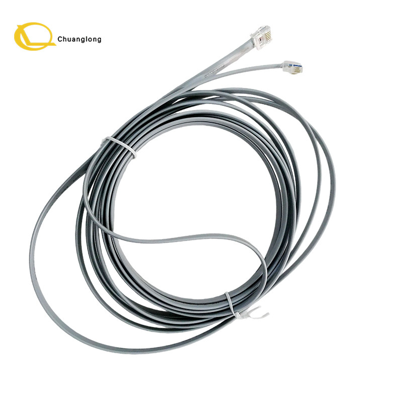 NCR قطاعات آلة أجهزة الصراف الآلي كابل 12 قدم 4M RJ11 إلى RJ11 كابل شوتر 0090023178