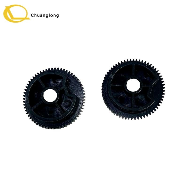 ترس قاطع طابعة NCR الحرارية 009-0017996 63T RS-232 طابعة إيصالات ترس قاطع بلاستيكي جزء آلة الصراف الآلي ذاتي الخدمة CRS 0090017996