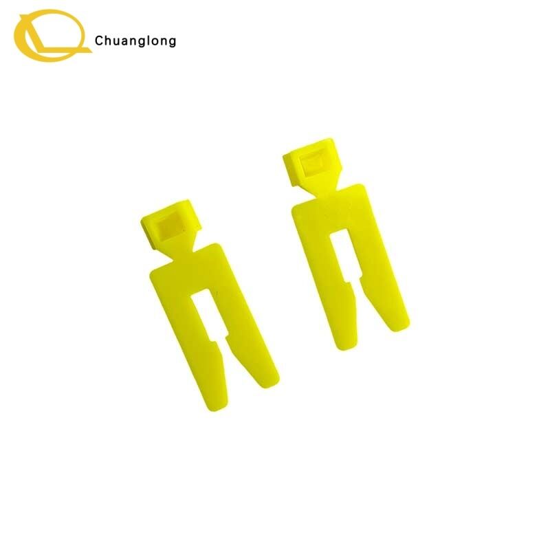 NCR S1 كاسيت كليب حامل مغناطيس صندوق النقد الصفراء البلاستيكية تثبيت كليب 2030001333 صراف آلي CRM CRS Selfserv كيوسك قطع الغيار