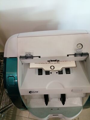 سعر جيد آلة فرز الأوراق النقدية من بنك كيسان، كاشف عد النقود، أزرق مع شاشة LED، ذكي K3 S16E01-3659 الانترنت