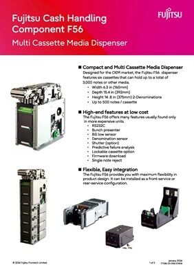 سعر جيد Fujitus F56-BDU F56 هو جهاز إعطاء النقود المثالي لوظائف الصرافة والكيوسك والصراف الآلي Fujitsu F56 F53 جهاز إعطاء الفواتير النقدية في المخزون Whats App: +86 18138781425 الانترنت